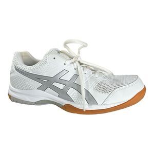 ASICS Women's GEL-Rocket 8 Volleyball Shoes White/Silver Size 10.5